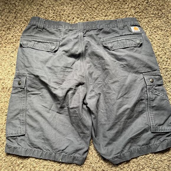 Carhartt Cargo Short Men 40 Blue Utility Outdoor Tactical Workwear Construction - Picture 1 of 10